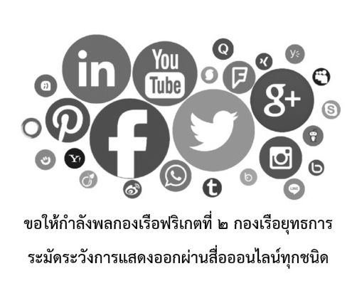 การระมัดระวังการออกสื่อออนไลน์