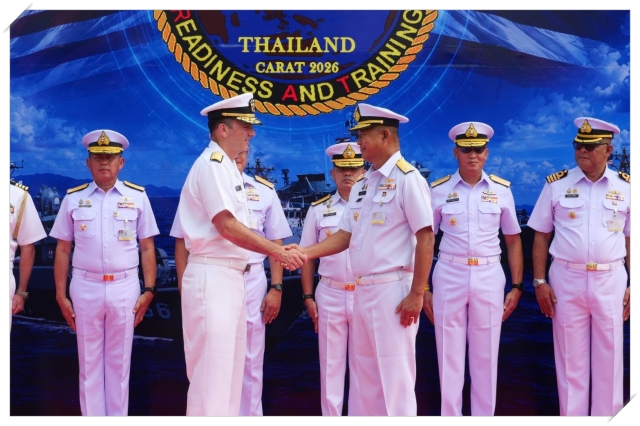 ในวันที่ ๖ กรกฎาคม ๒๕๖๙ พลเรือโท ทรงฤทธิ์ ฉัตรเงิน รองผู้บัญชาการกองเรือยุทธการ เป็นประธานในพิธีเปิดการฝึกผสม CARAT 2026 ณ บริเวณ ข้างเรือหลวงนเรศวร ท่าเทียบเรือแหลมเทียน ฐานทัพเรือสัตหีบ ทั้งนี้กองทัพเรือ ได้มอบหมายให้ กองเรือฟริเกตที่ ๒ กองเรือยุทธการ เป็นหน่วยรับผิดชอบในการฝึก โดยมี พลเรือตรี อนุรักษ์ พรหมงาม ผู้บัญชาการกองเรือฟริเกตที่ ๒ กองเรือยุทธการ เป็น ผู้อำนวยการกองอำนวยการฝึกผสม CARAT 2026