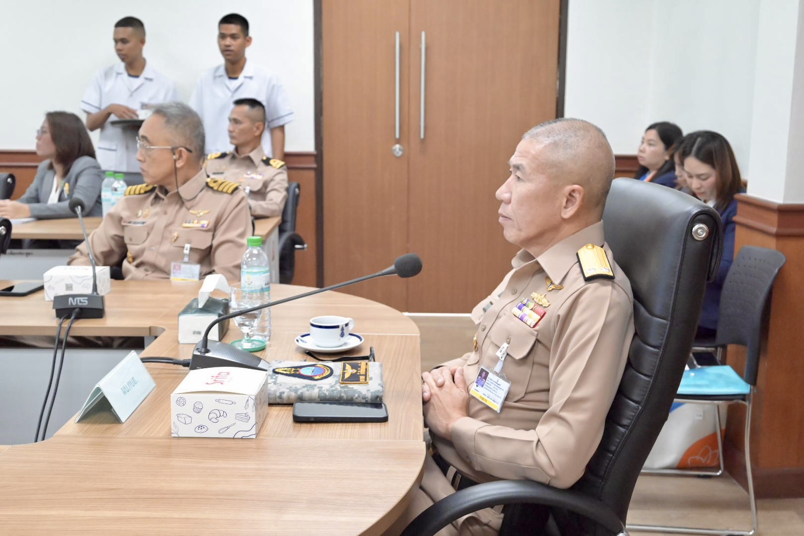 พล.ร.ต.ธเนศ ธีรชัยธัญญศักดิ์ ผบ.กบฮ. เป็นประธานการประชุม “การลงทุนด้วยนวัตกรรม AI และแนวทางการบริหารจัดการความเสี่ยง เพื่อเสริมความมั่นคง ทางการเงิน”